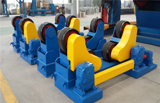 Rotateurs de alignement de soudure ISO9000 d'individu du tuyau 100T jaune de 500mm